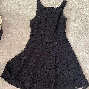 Black lace dress